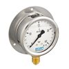 Bourdon tube pressure gauge Type: 3661 Stainless steel 304/Plastic R63 Measuring range: from -1 to 3 bar Glycerin Process connection material: Brass 1/4" BSPP(G)